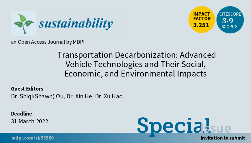Sustainability Special Issue